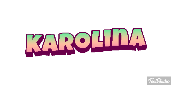 Karolina Texteffekt