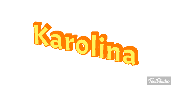 Karolina Texteffekt