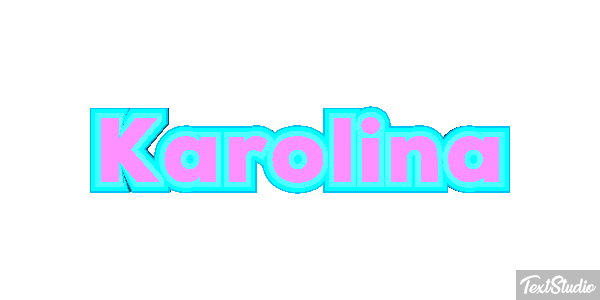 Karolina Texteffekt