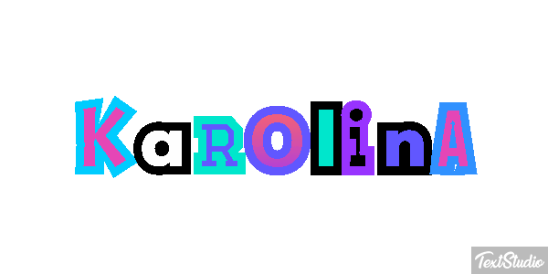 Karolina Texteffekt