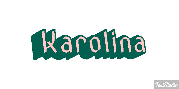 Karolina Texteffekt