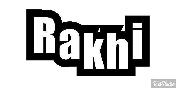 Rakhi Efekt tekstowy