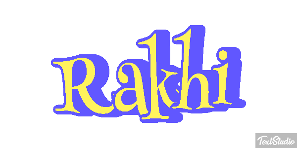 Rakhi Efekt tekstowy