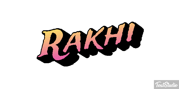 Rakhi Efekt tekstowy