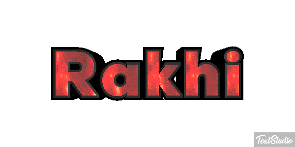 Rakhi Efekt tekstowy