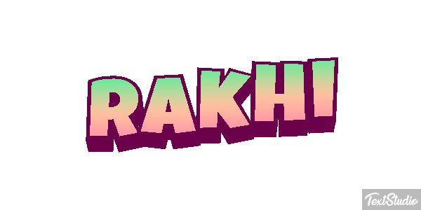 Rakhi Efekt tekstowy
