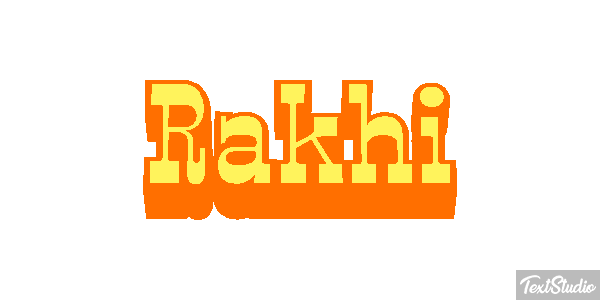 Rakhi Efekt tekstowy