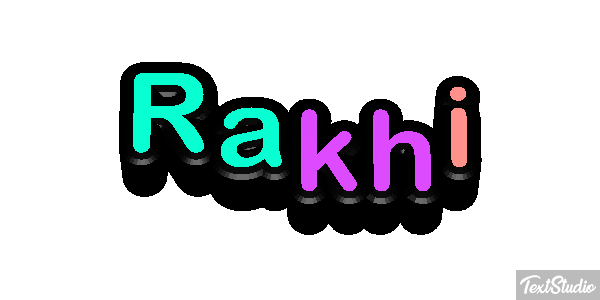 Rakhi Efekt tekstowy