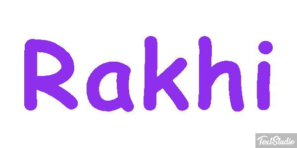 Rakhi Efekt tekstowy