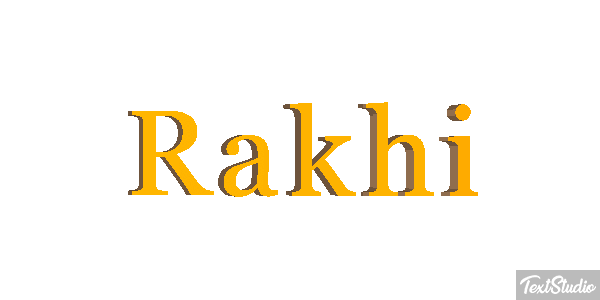 Rakhi Efekt tekstowy