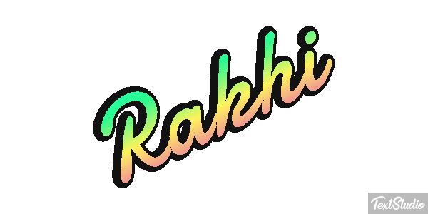 Rakhi Efekt tekstowy