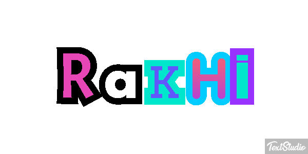 Rakhi Efekt tekstowy