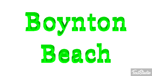 Boynton Beach Efekt tekstowy