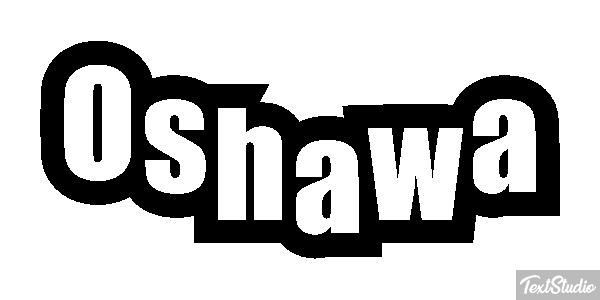 Oshawa Effet de texte