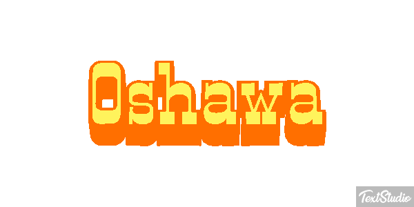 Oshawa Effet de texte