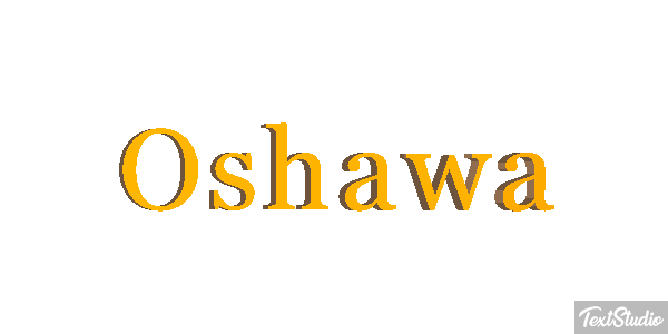 Oshawa Effet de texte