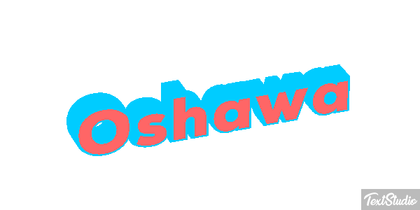 Oshawa Effet de texte