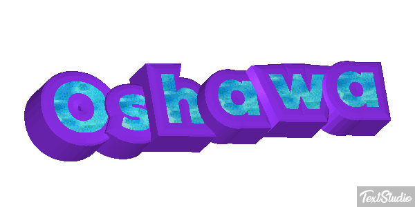 Oshawa Effet de texte