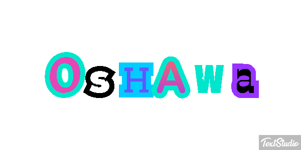 Oshawa Effet de texte