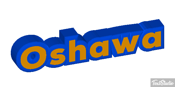 Oshawa Effet de texte