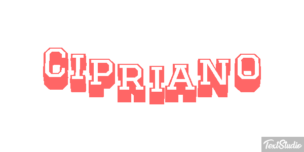 Cipriano Effetto testo