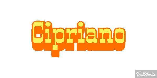 Cipriano Effetto testo