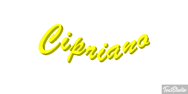 Cipriano Effetto testo