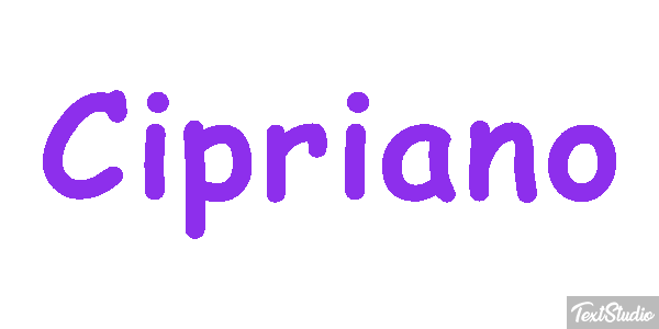 Cipriano Effetto testo