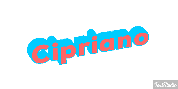Cipriano Effetto testo
