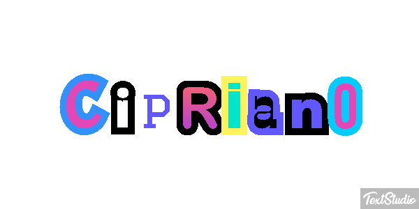 Cipriano Effetto testo