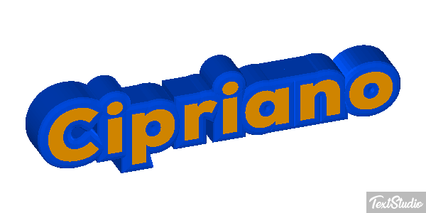Cipriano Effetto testo