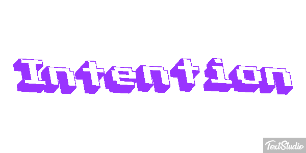 Intention Effetto testo