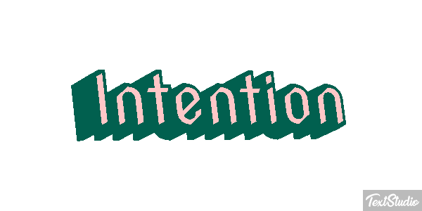 Intention Effetto testo