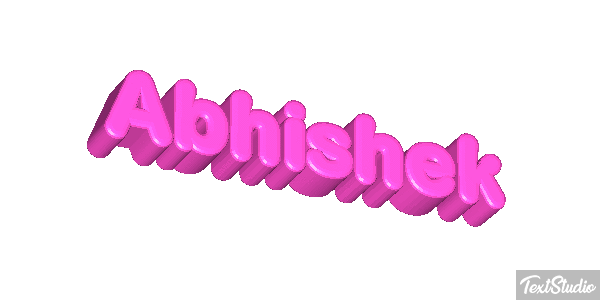 Abhishek Texteffekt