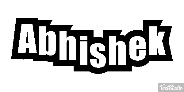 Abhishek Texteffekt