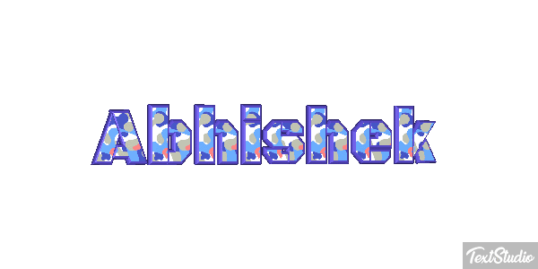 Abhishek Texteffekt
