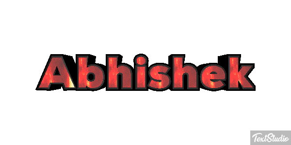 Abhishek Texteffekt