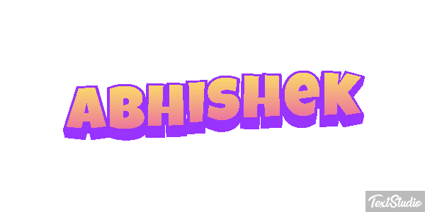 Abhishek Texteffekt