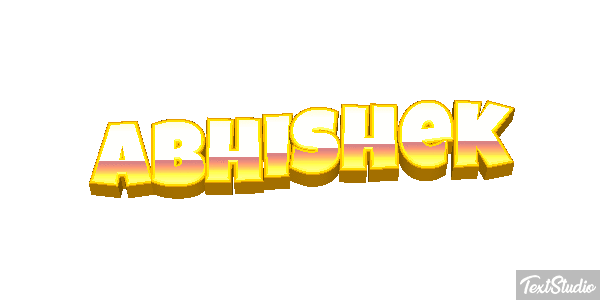 Abhishek Texteffekt