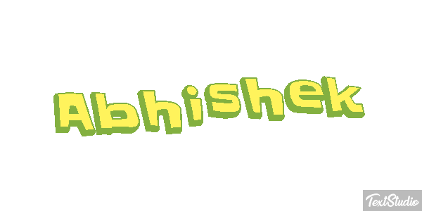 Abhishek Texteffekt