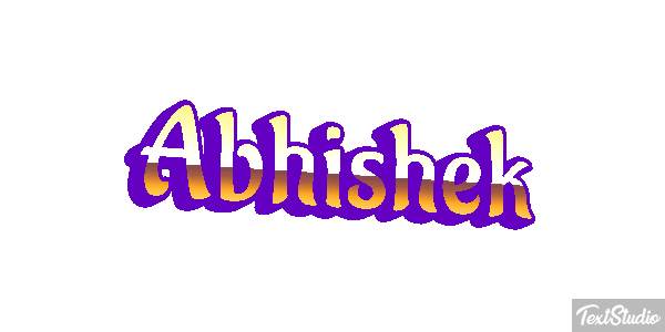 Abhishek Texteffekt