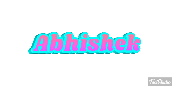 Abhishek Texteffekt