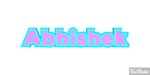 Abhishek Texteffekt