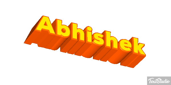 Abhishek Texteffekt