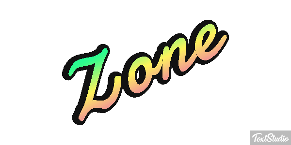 Zone Texteffekt