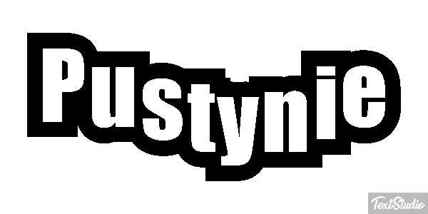 Pustynie Efekt tekstowy