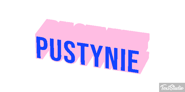 Pustynie Efekt tekstowy
