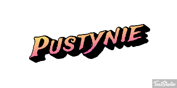 Pustynie Efekt tekstowy