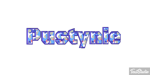Pustynie Efekt tekstowy