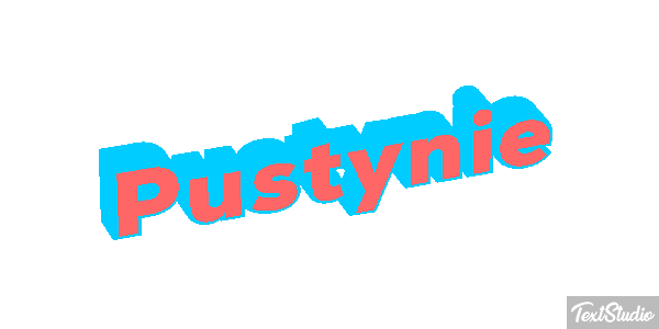 Pustynie Efekt tekstowy